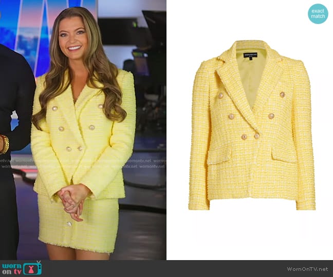 Generation Love Eliza Tweed Blazer worn by Dani Beckstrom on Good Morning America