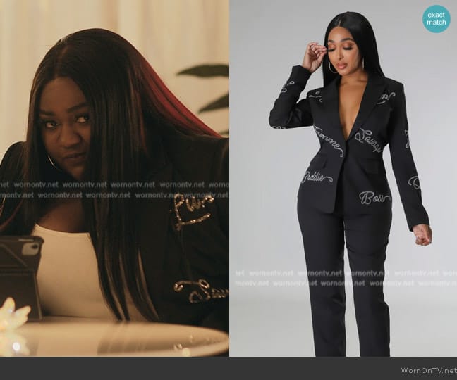 Giti Online Powerful Queen Pant Set worn by Genesis Denise Hale (Genesis Denise Hale) on The Chi