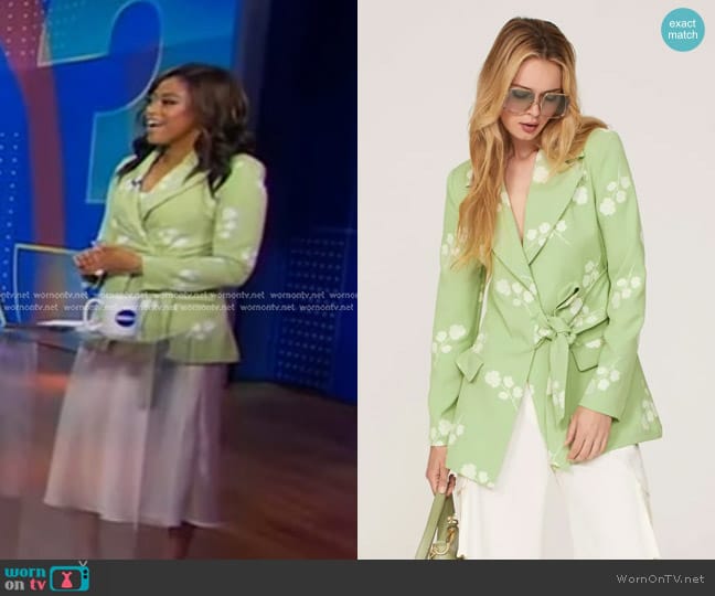 Hofmann Copenhagen Rika Blazer worn by Morgan Norwood on Good Morning America