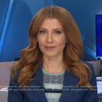 Julia Boorstin’s denim blazer on NBC News Daily