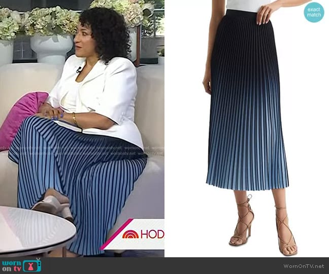 Reiss Marlie Skirt worn by Essie Chambers on Today