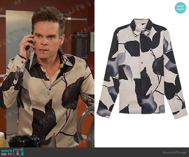 Reiss Riggins Shirt worn by Leo Stark (Greg Rikaart) on Days of our Lives