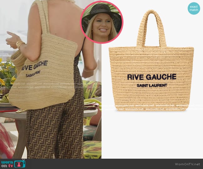 Saint Laurent Rive Gauche Shopper Bag worn by Caroline Stanbury (Caroline Stanbury) on The Real Housewives of Dubai