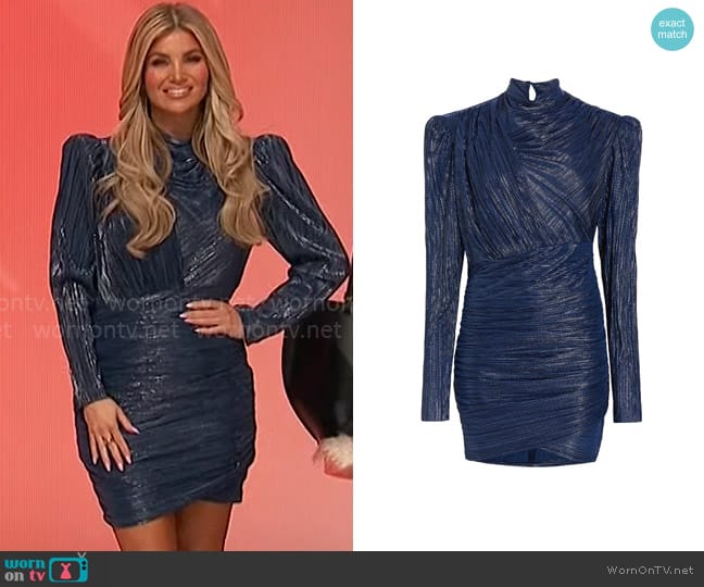 Sabina Musayev Maya Dress worn by Amber Lancaster on The Price is Right