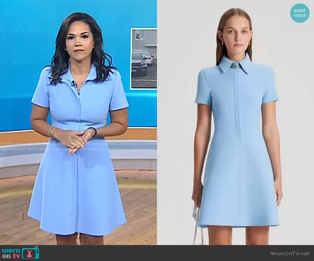 WornOnTV: Laura’s blue collared short sleeve dress on Today | Laura ...