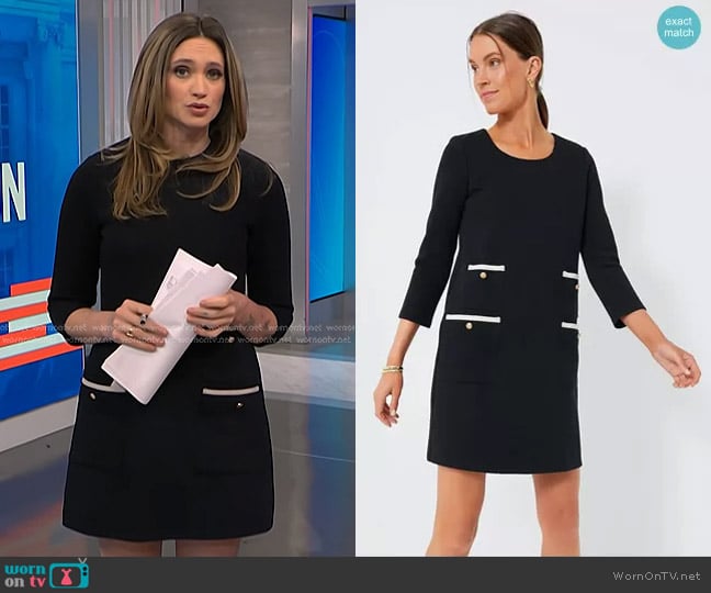 Tuckernuck Francoise Mod Mini Dress worn by Ellison Barber on NBC News Daily