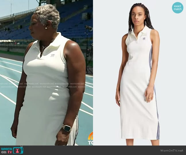 Adidas Premium Originals Rib Dress worn by Keisha Caine Lyles on Today