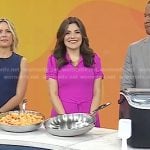 Adrianna’s pink tie waist dress on Today