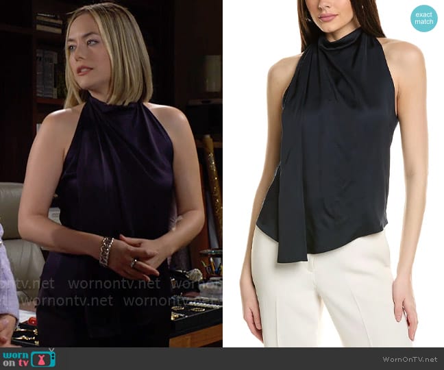 A.L.C. Erin Top worn by Hope Logan (Annika Noelle) on The Bold and the Beautiful