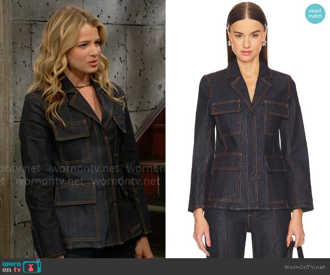 A.L.C. Stevie Jacket worn by Summer Newman (Allison Lanier) on The Young and the Restless