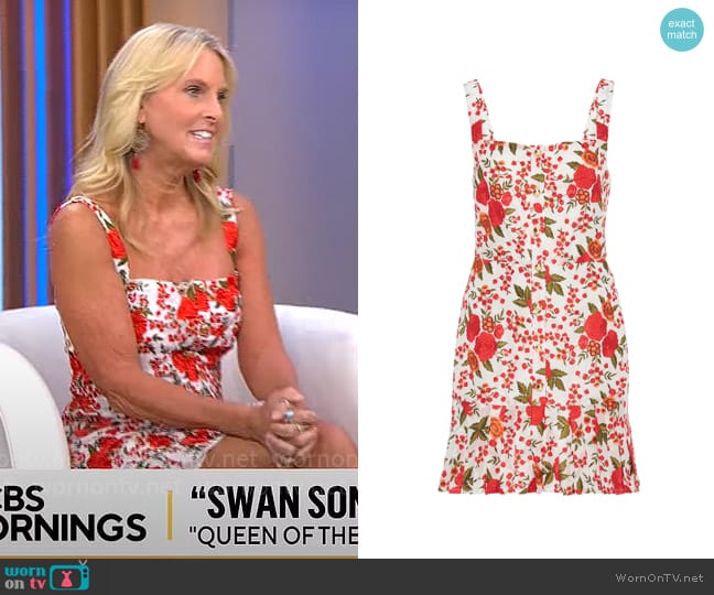 Alexis Melora Dress worn by Elin Hilderbrand on CBS Mornings