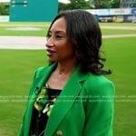 April Brown’s green blazer on Today