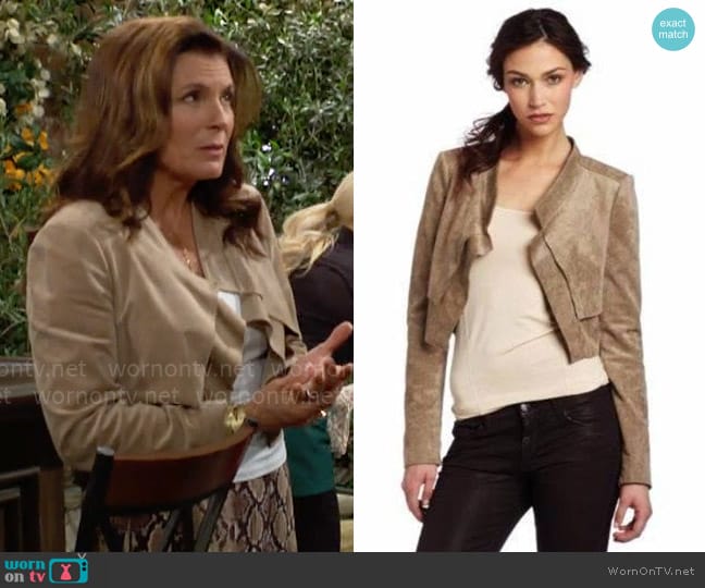 Bcbgmaxazria Norton Jacket worn by Sheila Carter (Kimberlin Brown) on The Bold and the Beautiful