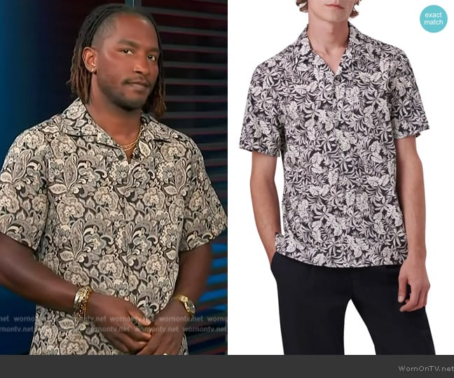 WornOnTV: Scott’s printed shirt on Access Hollywood | Scott Evans ...