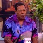 Busta Rhymes’ night sky graphic shirt on The View