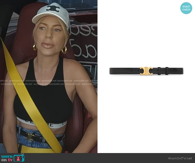 Celine Elegant belt worn by Caroline Stanbury (Caroline Stanbury) on The Real Housewives of Dubai