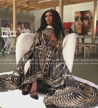 Chanel's embroidered confessional gown on The Real Housewives of Dubai