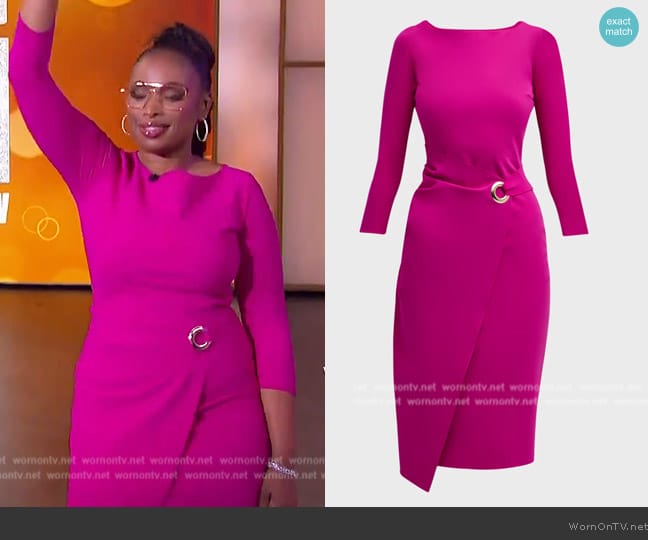 WornOnTV: Jennifer’s pink ring detail dress on The Jennifer Hudson Show ...