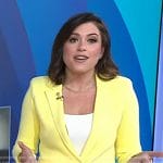 Chloe’s yellow blazer on Today