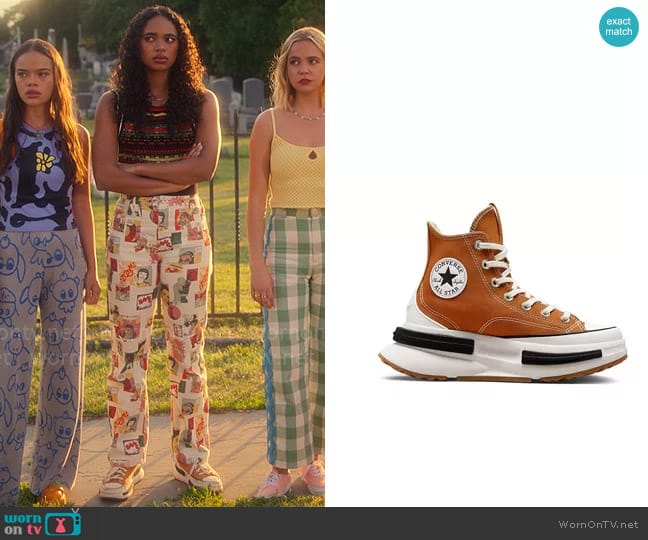 Converse Run Star Legacy Hi sneakers in orange worn by Tabitha 'Tabby' Hayworth (Chandler Kinney) on Pretty Little Liars Original Sin