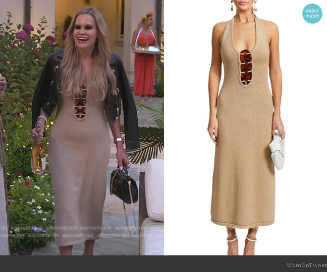 Cult Gaia Keilah Dress worn by Jackie Goldschneider on The Real Housewives of New Jersey