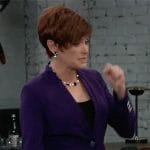 Diane’s purple blazer on General Hospital