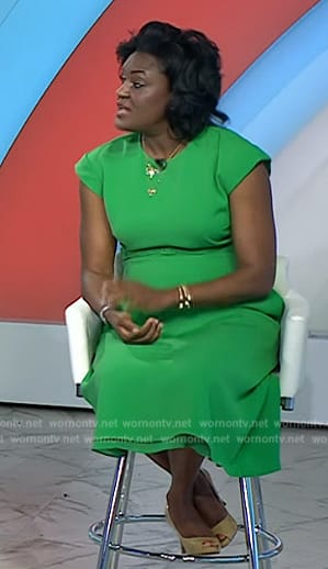 Dr Angela Lamb’s green dress on Today