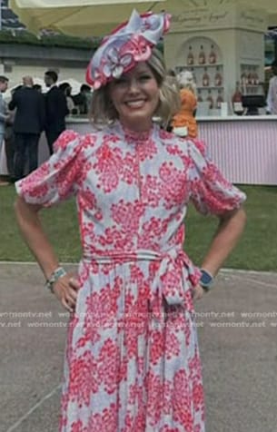 Dylan's floral print tie waist dress on Today