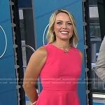 Dylan’s pink fit and flare dress on Today