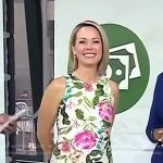 Dylan’s white floral sleeveless dress on Today