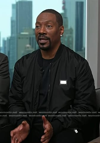 Eddie Murphy’s black bomber jacket on Today