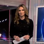 Ellison Barber’s black belted jumpsuit on NBC News Daily