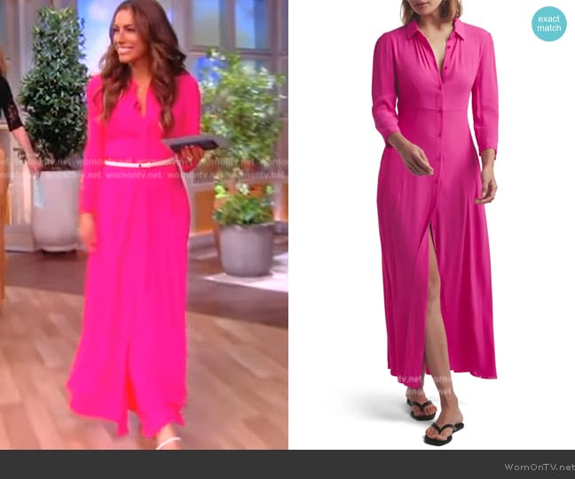 Favorite Daughter The Really Take Me Seriously Shirtdress worn by Alyssa Farah Griffin on The View