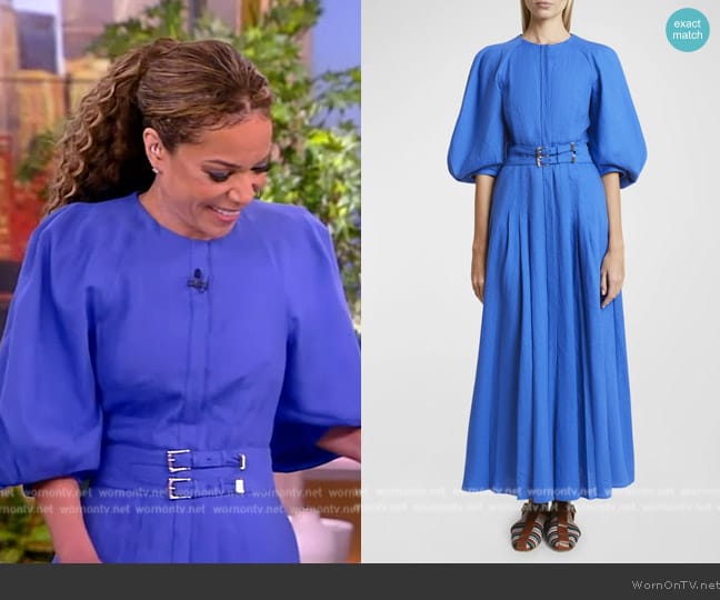 WornOnTV: Sara’s blue belted dress on The View | Sara Haines | Clothes ...