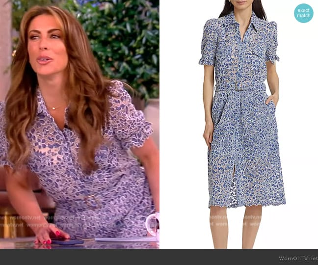 Generation Love Claudia Lace Belted Shirtdress worn by Alyssa Farah Griffin on The View