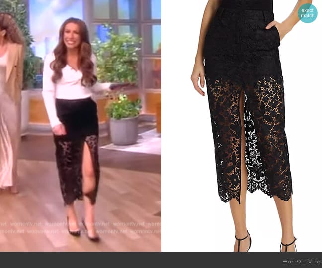 Generation Love Medina Lace Skirt worn by Alyssa Farah Griffin on The View