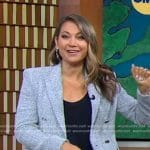 Ginger’s grey tweed blazer on Good Morning America