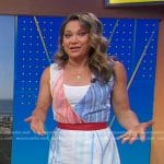 Ginger’s striped dress on Good Morning America