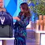 Gretta Monahan’s printed wrap dress on The View