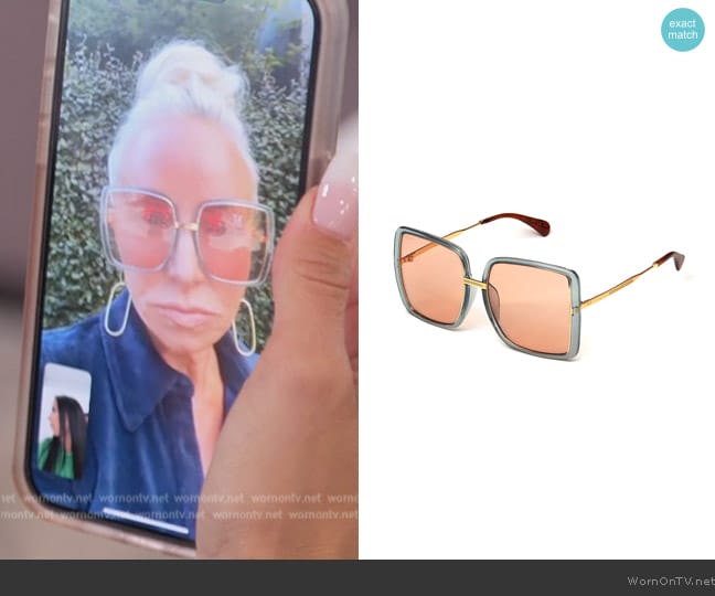 Gucci Lovelight Sunglasses worn by Margaret Josephs on The Real Housewives of New Jersey