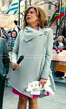 Hoda's grey coat on Today