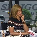 Hoda’s swirl pointelle knit dress on Today