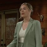 Hope’s green shorts suit on The Bold and the Beautiful