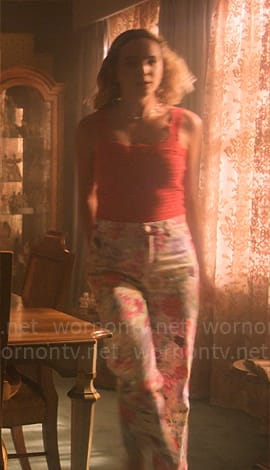 Imogen's floral jeans on Pretty Little Liars Original Sin