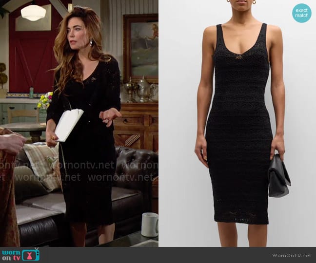 IRO Lazza Dress worn by Victoria Newman (Amelia Heinle) on The Young and the Restless