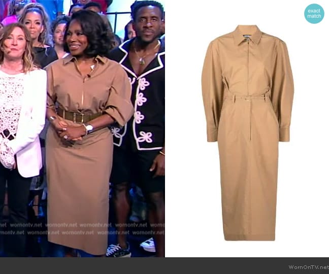 Jacquemus Uzco puff-sleeve dress worn by Sheryl Lee Ralph on The View