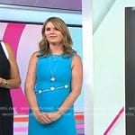 Jenna’s blue button waist dress on Today