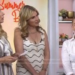 Jenna’s white pointelle knit dress on Today