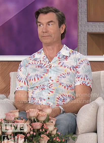 Jerry's tie dye shirt on The Talk