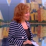 Joy’s blue stripe blazer on The View